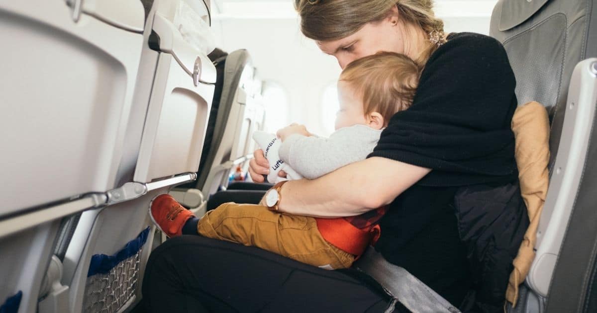 airplane travel baby